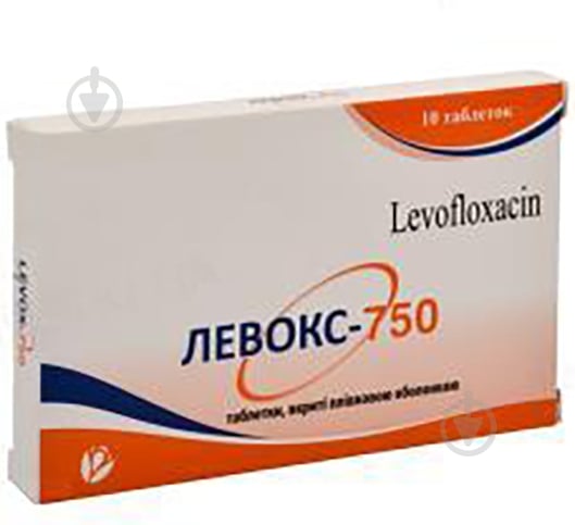 Левокс-750 №10 таблетки 750 мг - фото 1