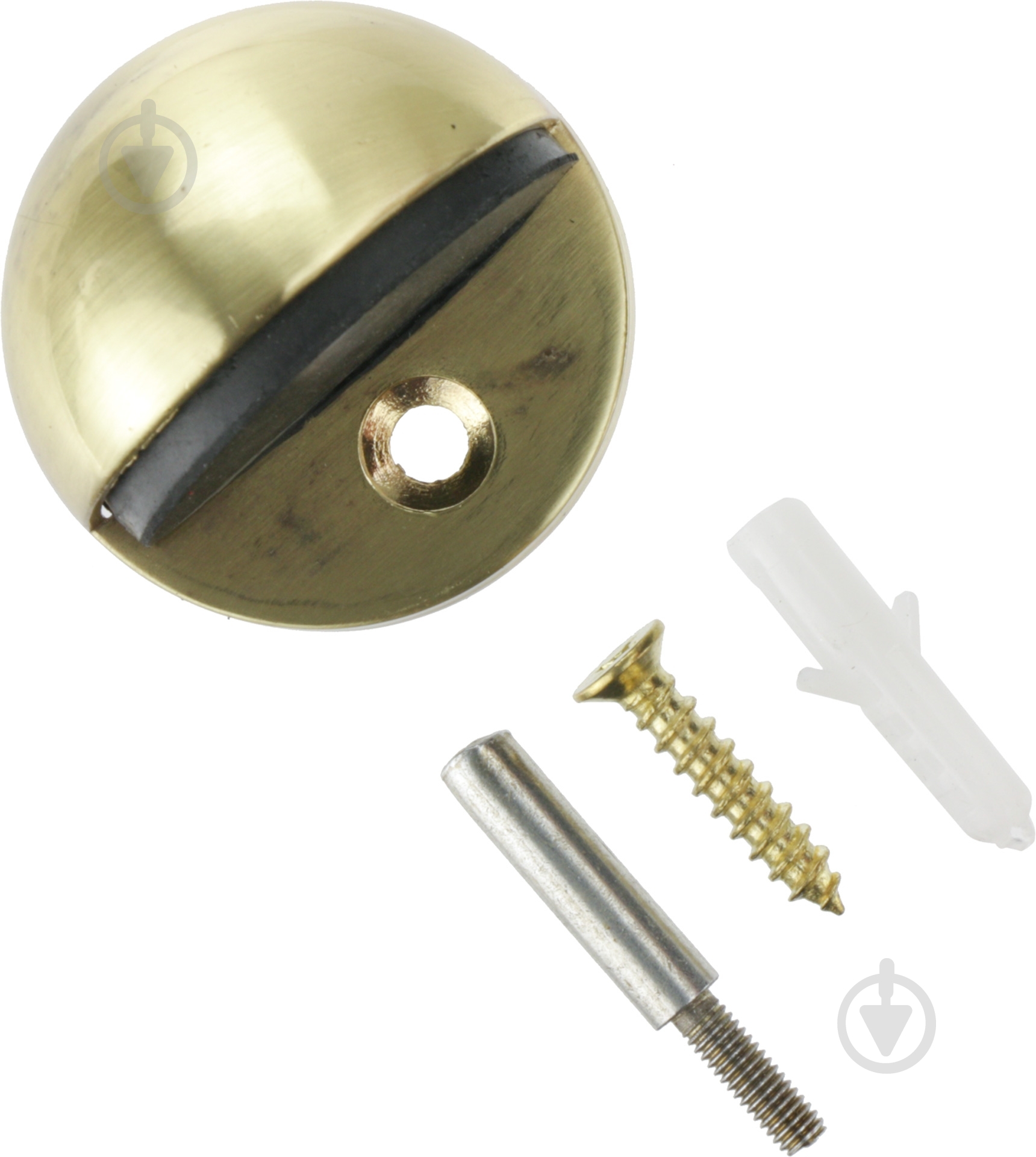 Стопор дверний Comit ракушка 902 матова латунь - фото 2