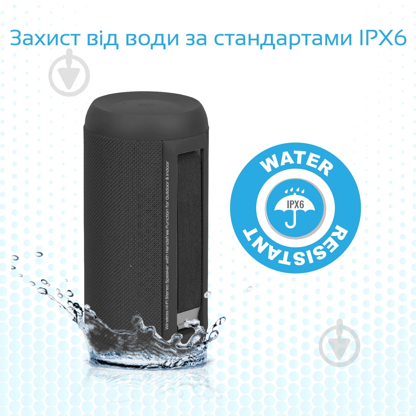 Портативная колонка Promate Silox 2.0 black (silox.black) - фото 5