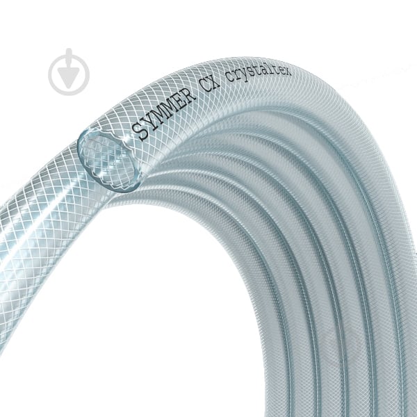 Трубка ПВХ SYMMER CX CrystalTex ∅ 19x1,5 мм армированная полиамидной нитью - фото 1