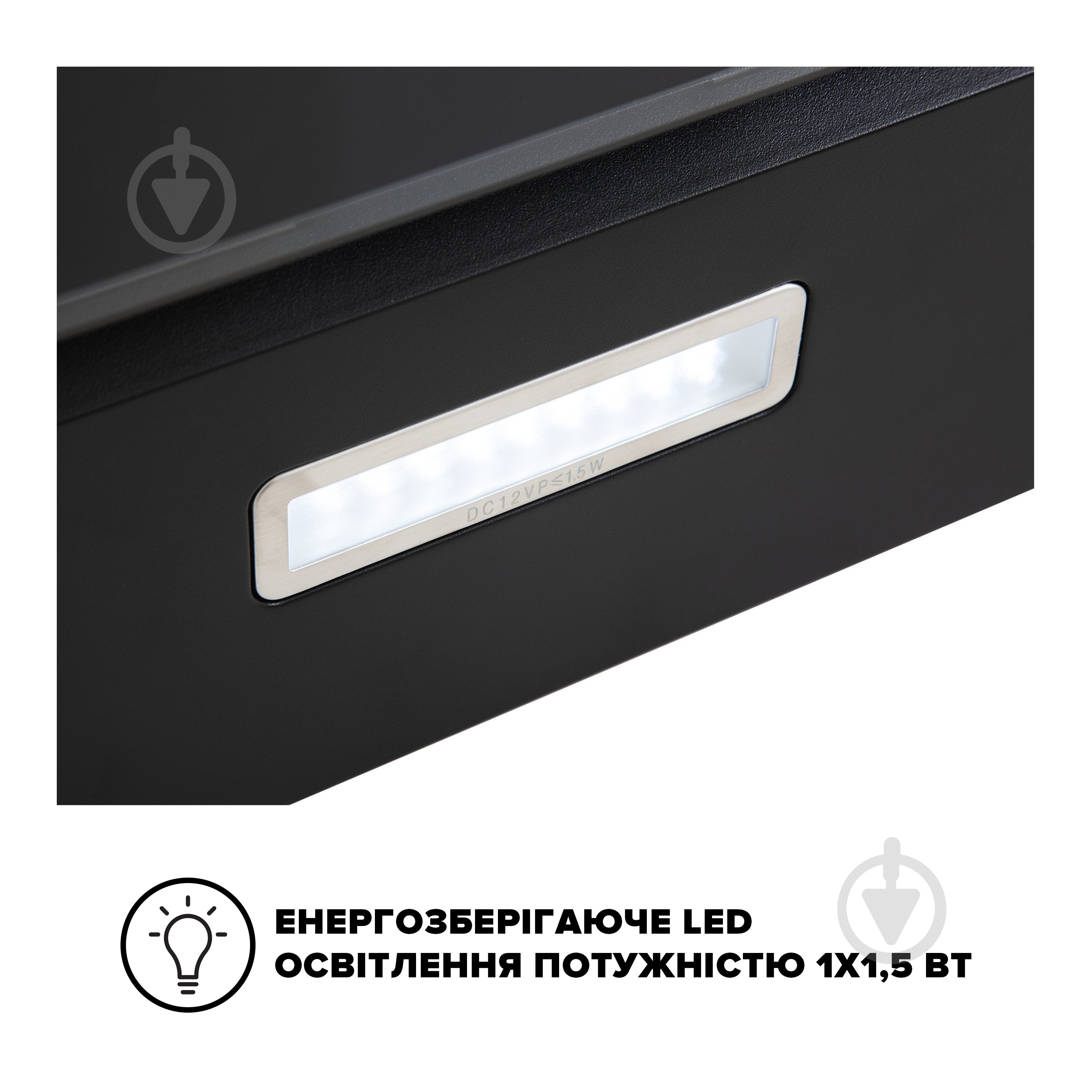 Вытяжка Interline FLOW BL A/60/GL/M - фото 8