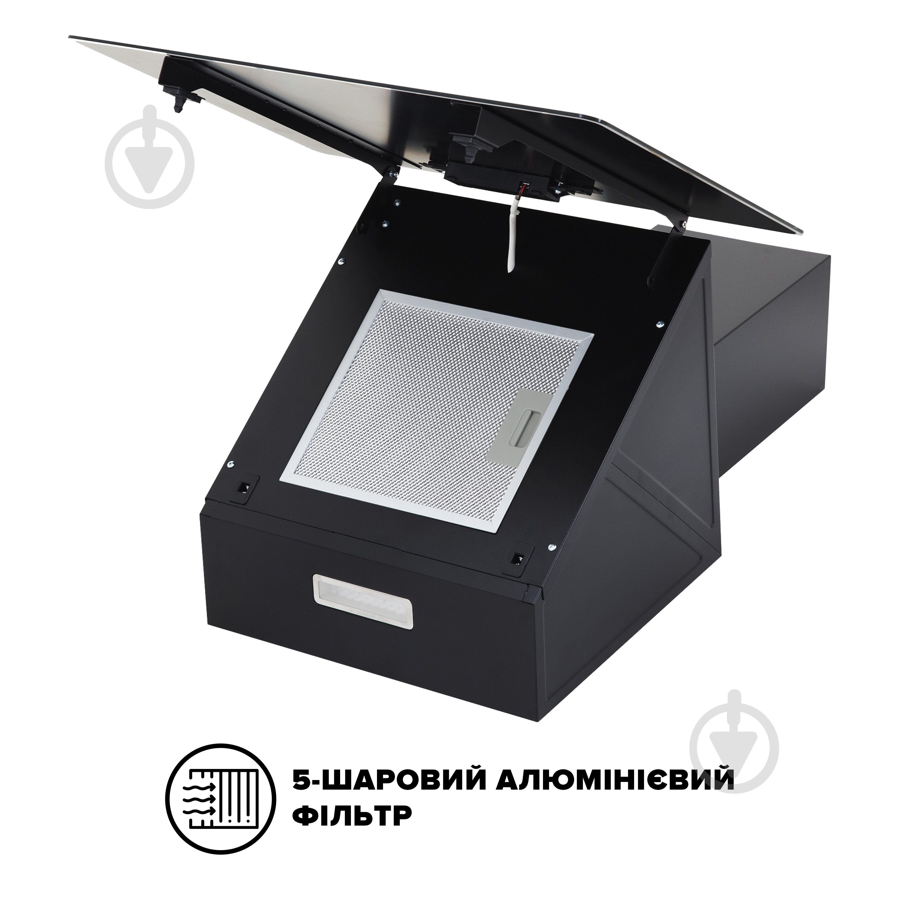 Вытяжка Interline FLOW BL A/60/GL/M - фото 7