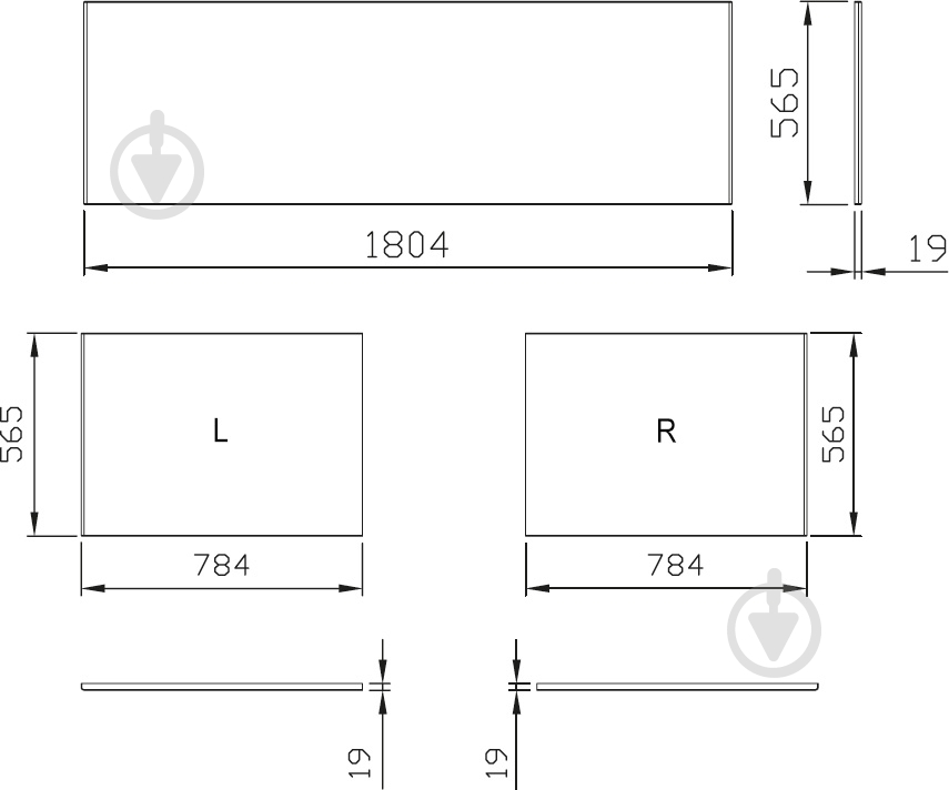 Панель для ванны фронтальная Ravak 180 Дуб - фото 3 Панель для ванны фронтальная Ravak 180 Дуб - фото 3