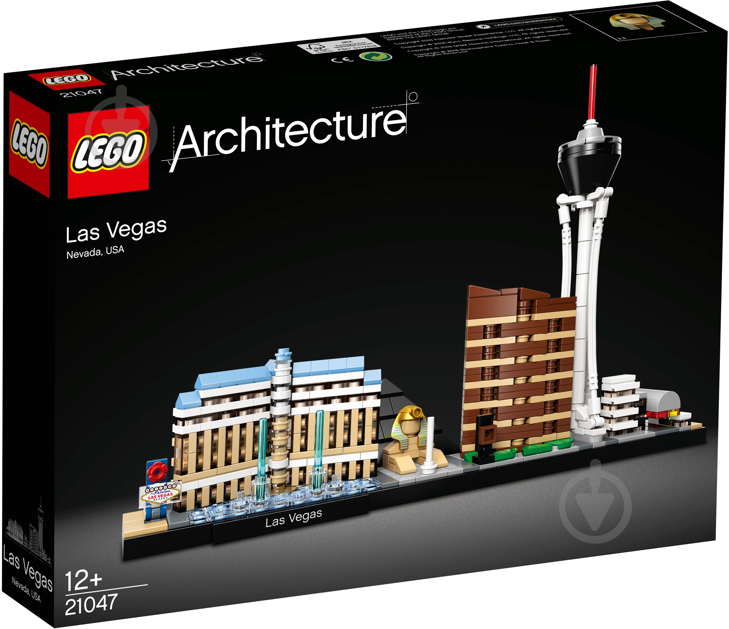 Конструктор LEGO Architecture Лас-Вегас 21047 - фото 1 Конструктор LEGO Architecture Лас-Вегас 21047 - фото 1