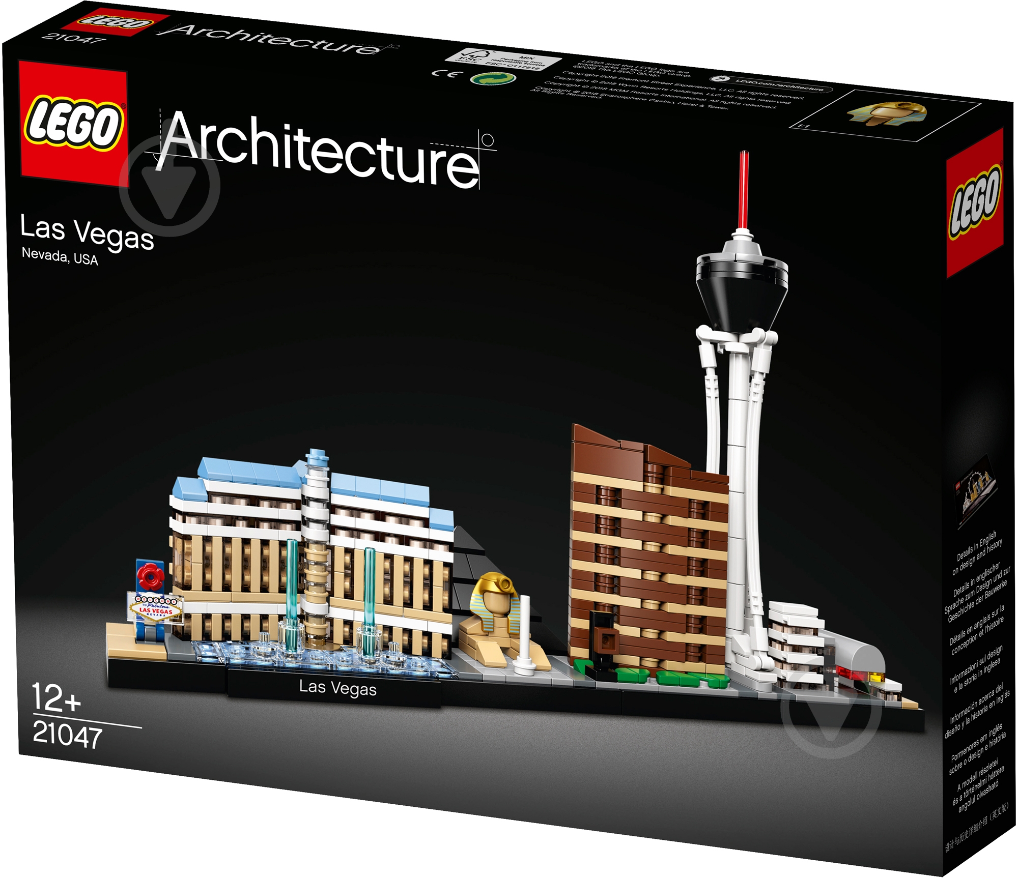Конструктор LEGO Architecture Лас-Вегас 21047 - фото 8 Конструктор LEGO Architecture Лас-Вегас 21047 - фото 8