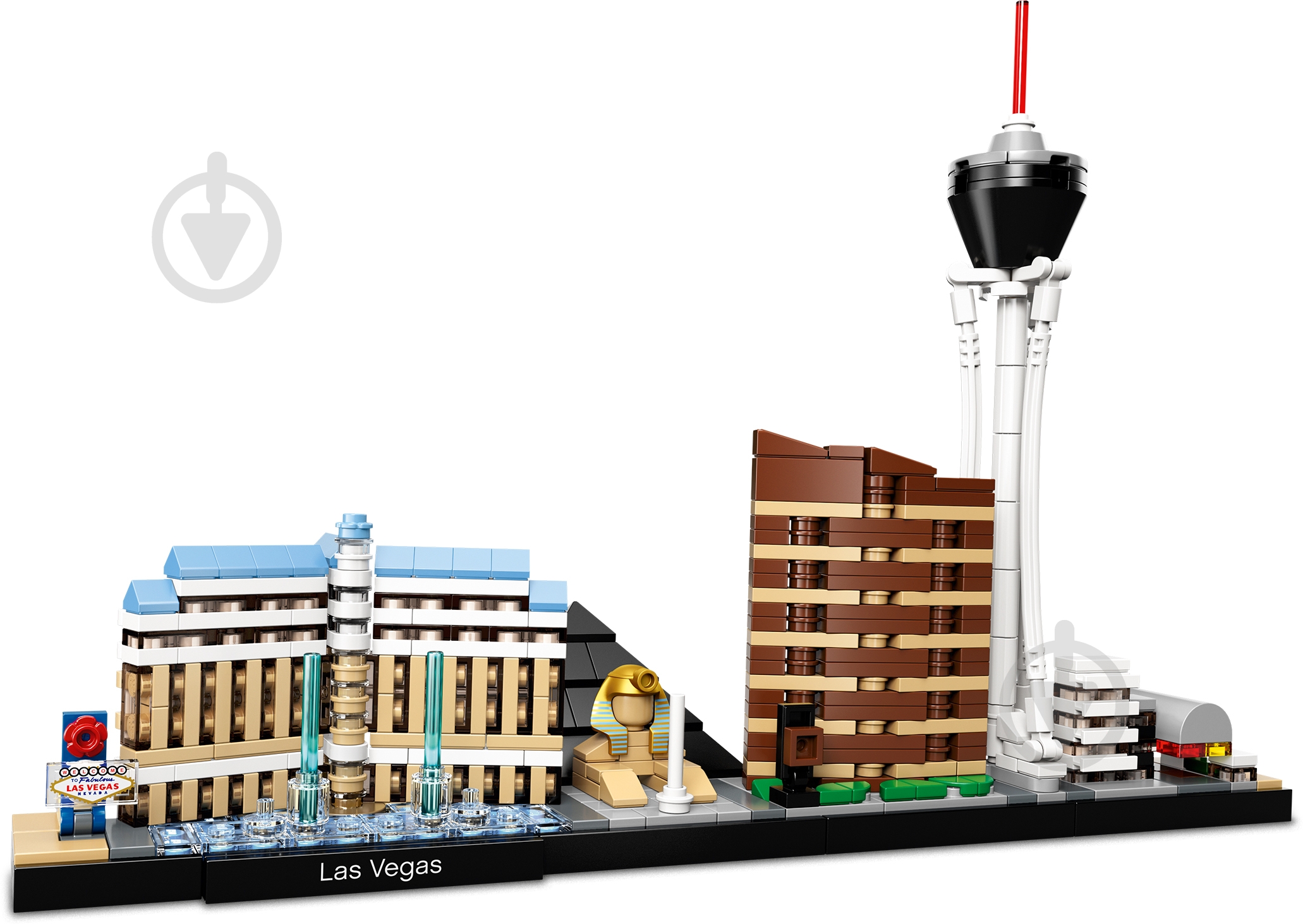 Конструктор LEGO Architecture Лас-Вегас 21047 - фото 3 Конструктор LEGO Architecture Лас-Вегас 21047 - фото 3