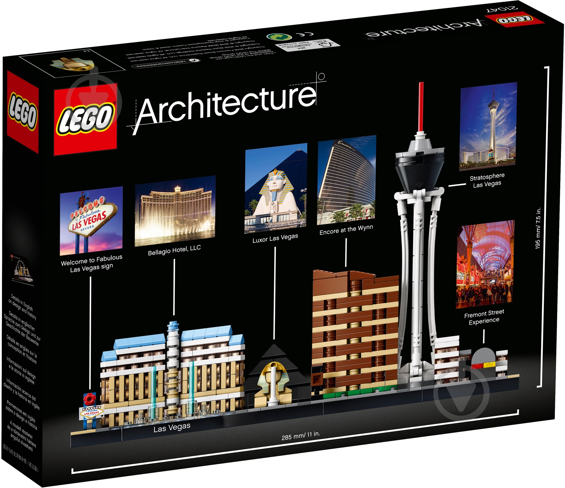 Конструктор LEGO Architecture Лас-Вегас 21047 - фото 10 Конструктор LEGO Architecture Лас-Вегас 21047 - фото 10