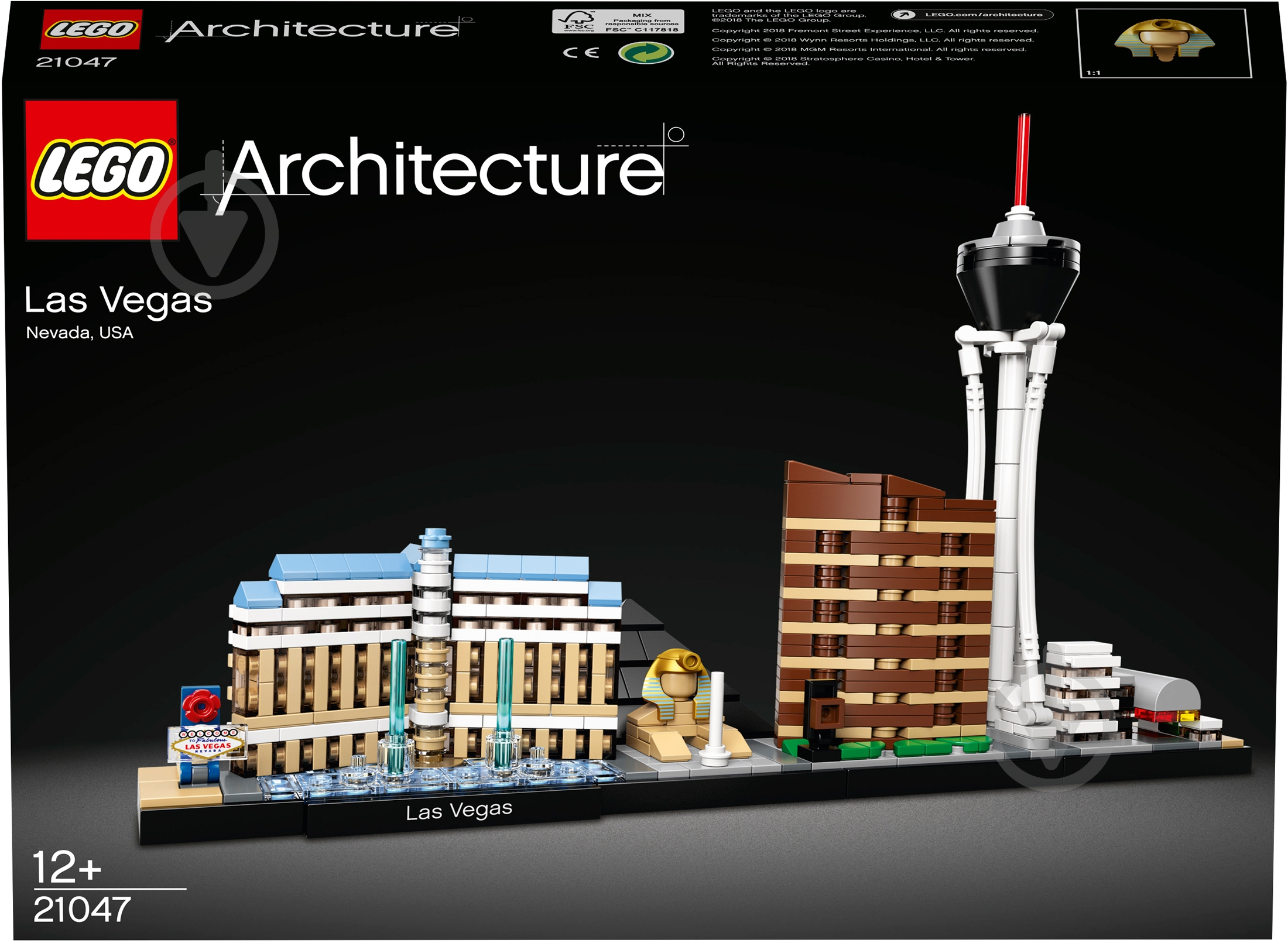 Конструктор LEGO Architecture Лас-Вегас 21047 - фото 9 Конструктор LEGO Architecture Лас-Вегас 21047 - фото 9