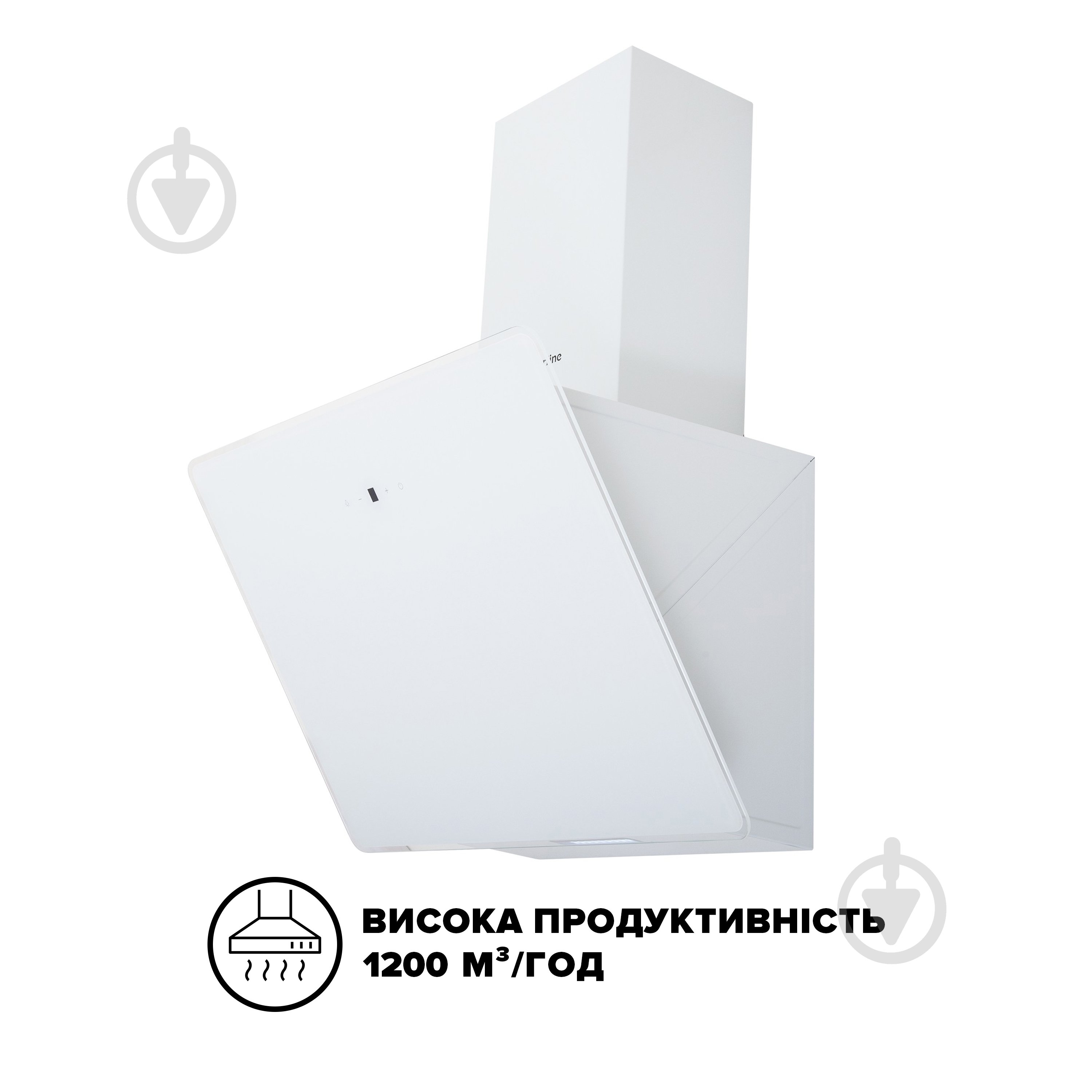 Вытяжка Interline FLOW WH A/60/GL/M - фото 2