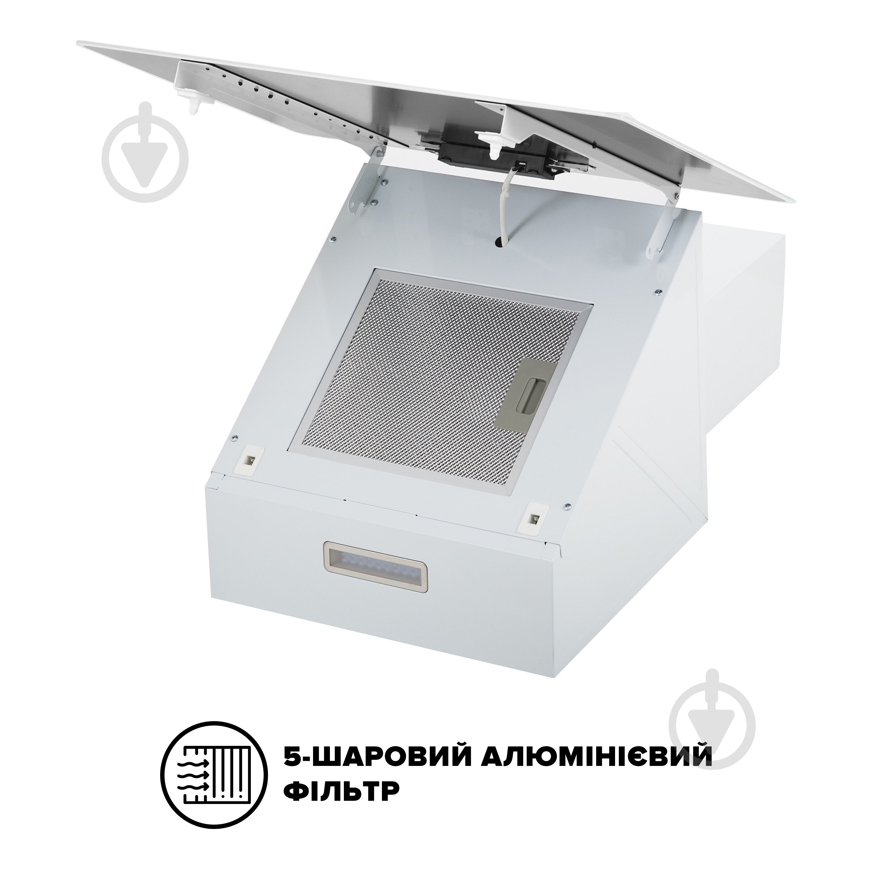 Вытяжка Interline FLOW WH A/60/GL/M - фото 5