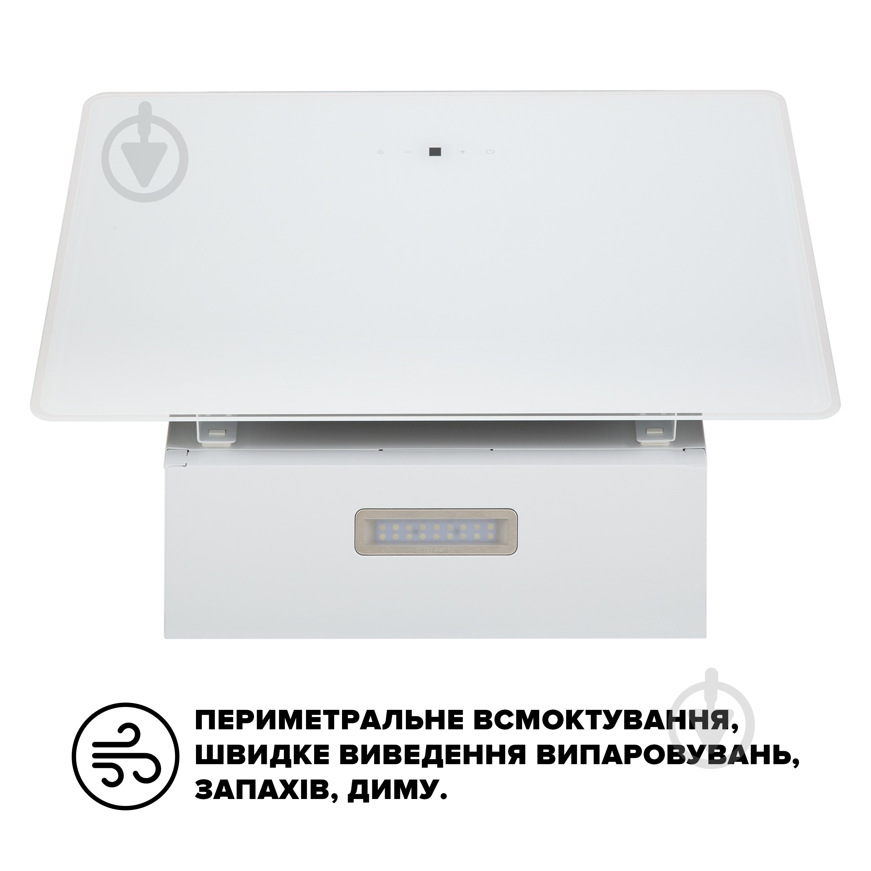 Вытяжка Interline FLOW WH A/60/GL/M - фото 4