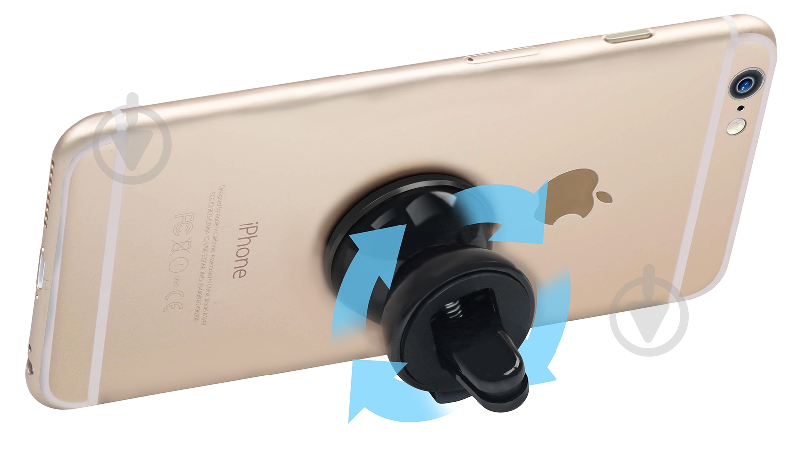 Держатель магнитный Promate VentGrip черный - фото 4