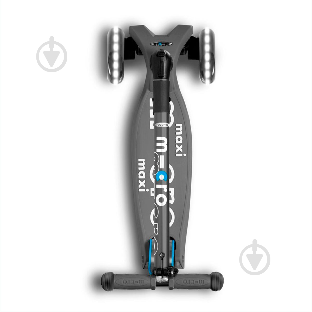 Самокат Micro детский Maxi Deluxe LED черный MMD094 - фото 6 Самокат Micro детский Maxi Deluxe LED черный MMD094 - фото 6