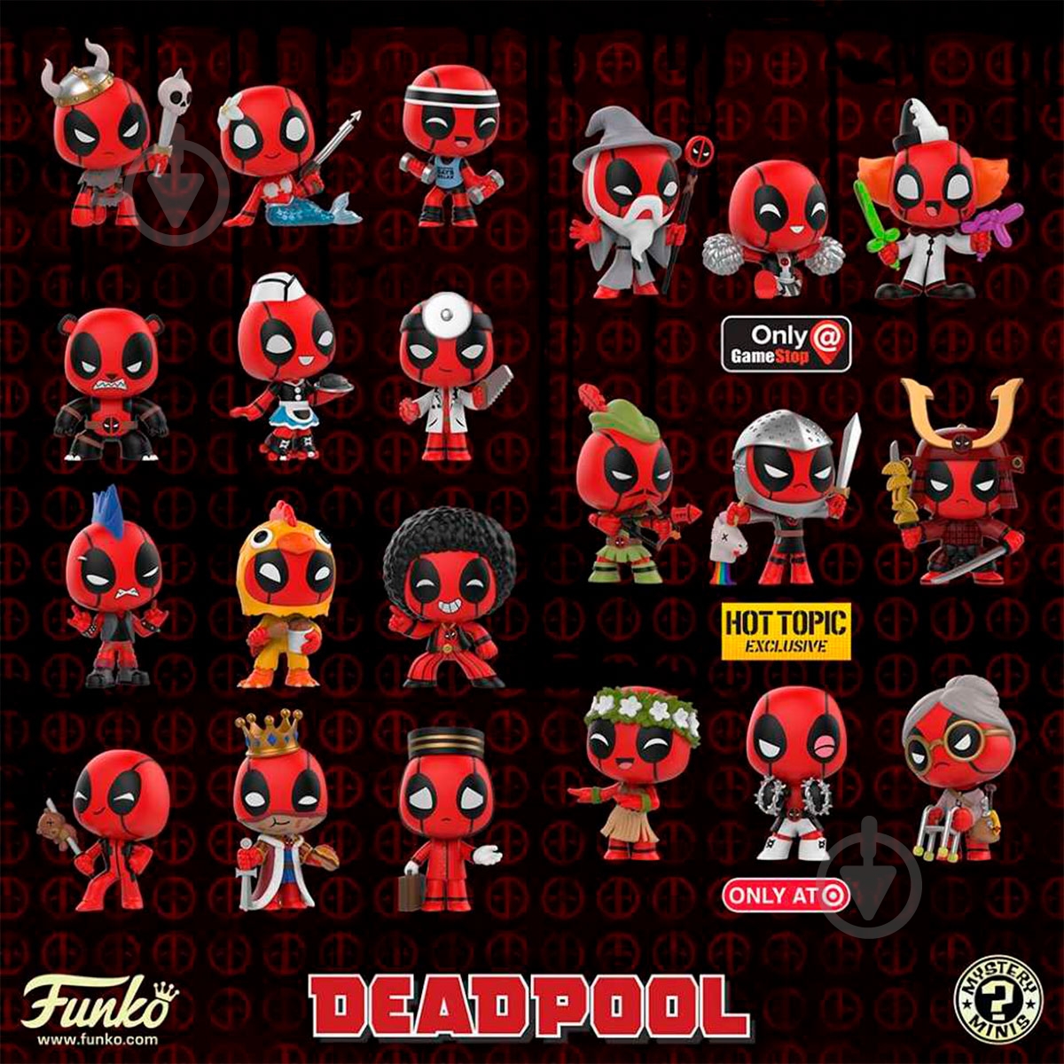 Фигурка Funko Mystery Minis - Deadpool S1 30975 - фото 4 Фигурка Funko Mystery Minis - Deadpool S1 30975 - фото 4