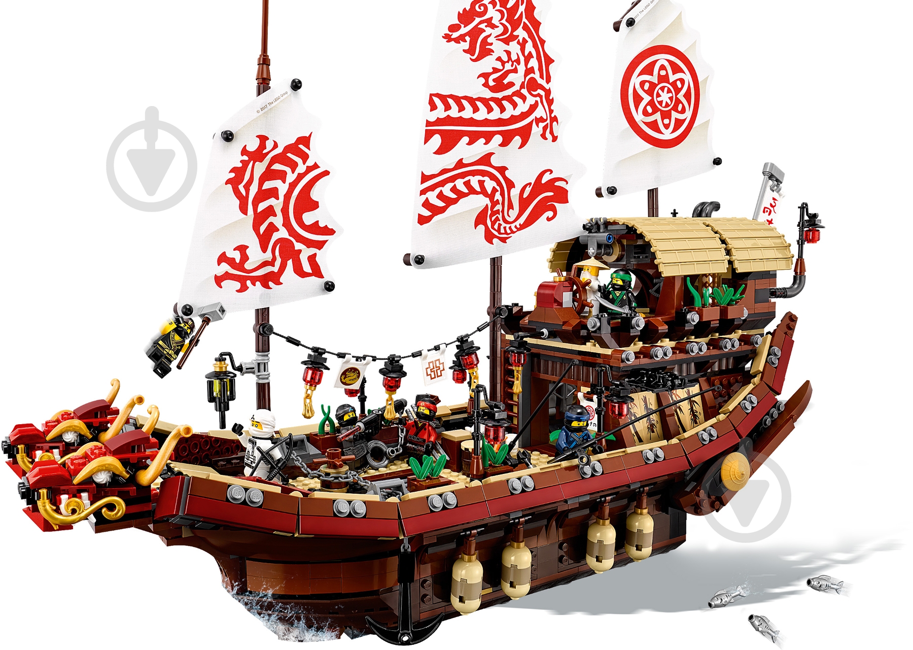 Конструктор LEGO Ninjago Летающий корабль Мастера Ву 70618 - фото 5 Конструктор LEGO Ninjago Летающий корабль Мастера Ву 70618 - фото 5
