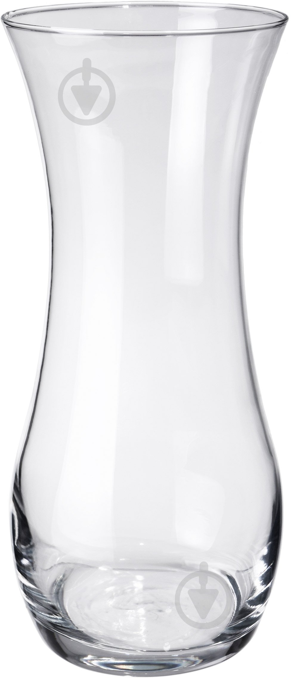 Ваза стеклянная прозрачная Flora 43737 - фото 1