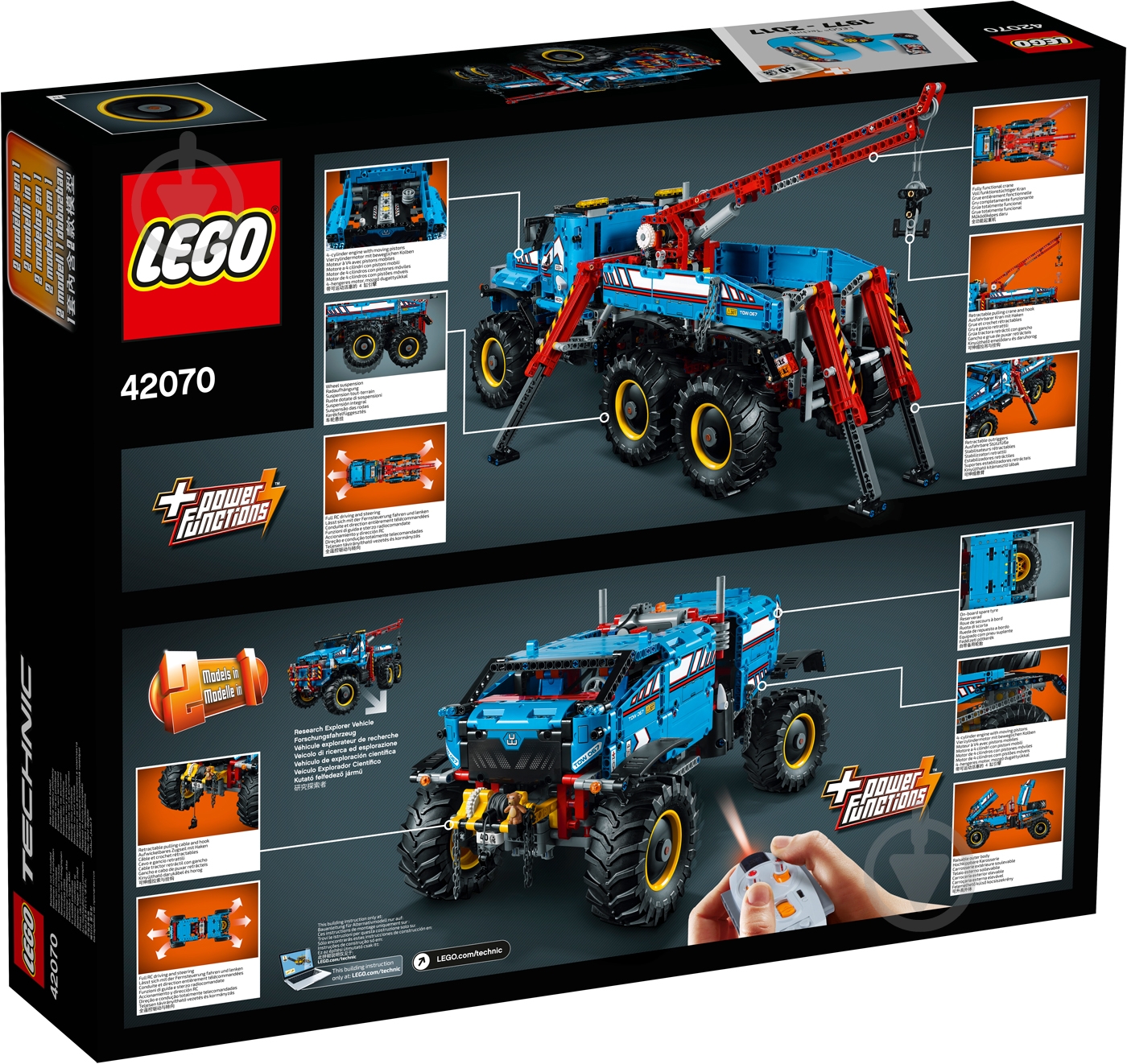 Конструктор LEGO Technic Аварийный внедорожник 6х6 42070 - фото 21
