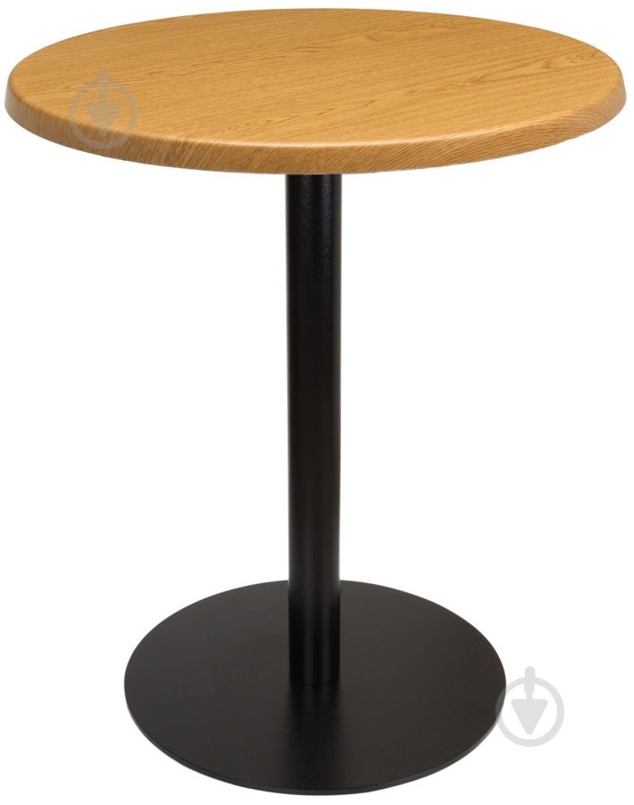 Стол обеденный Topalit 700 мм Oak 0219 x730мм дуб/черный - фото 1