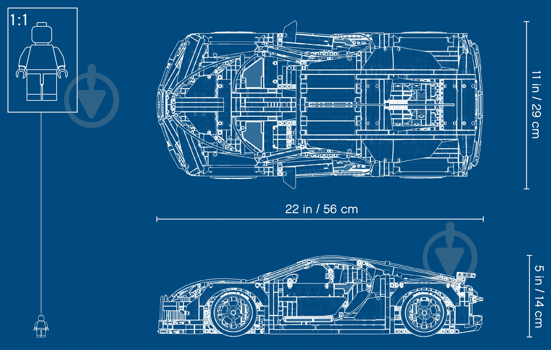 Конструктор LEGO Technic Автомобиль Bugatti Chiron 42083 - фото 128 Конструктор LEGO Technic Автомобиль Bugatti Chiron 42083 - фото 128