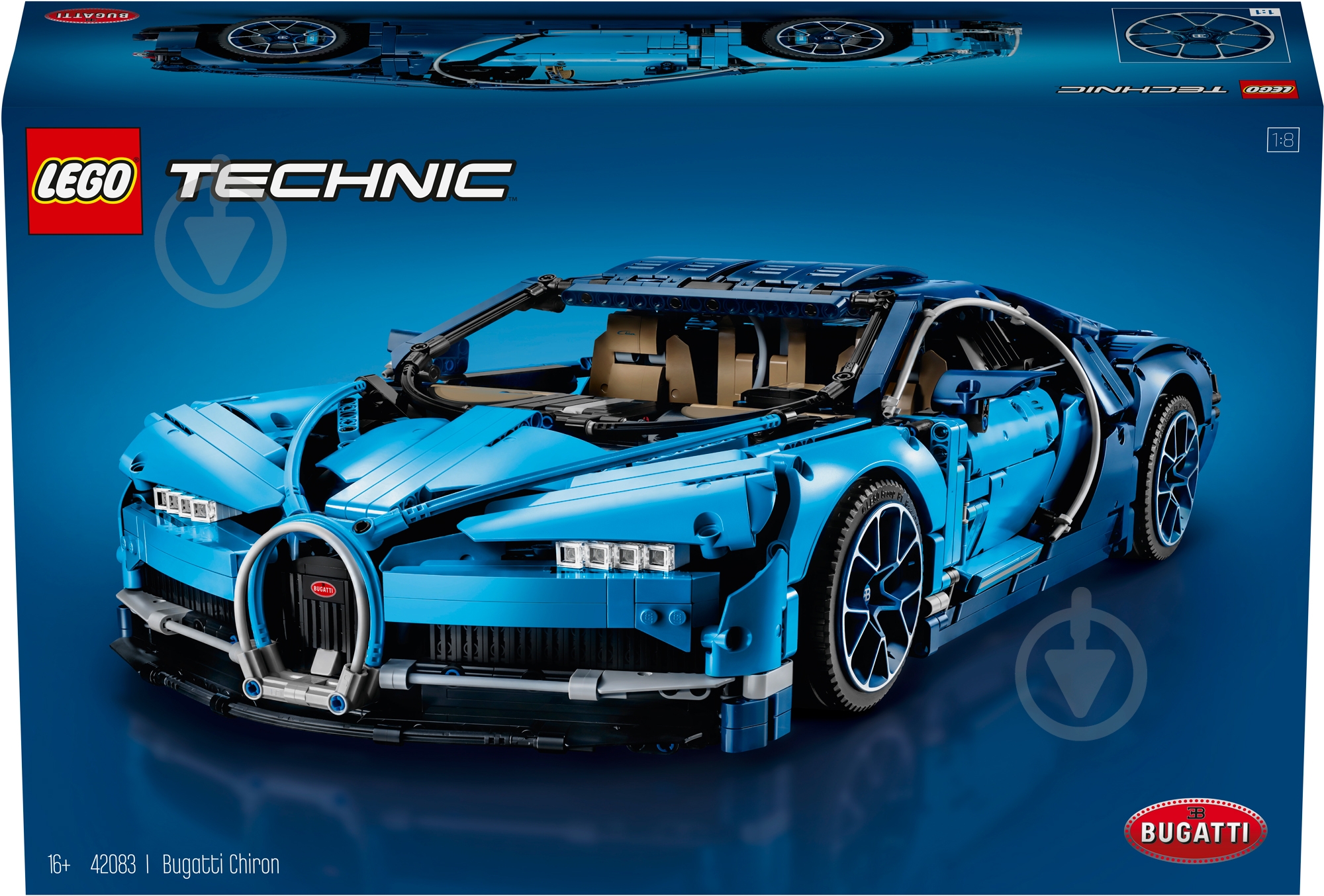 Конструктор LEGO Technic Автомобиль Bugatti Chiron 42083 - фото 126 Конструктор LEGO Technic Автомобиль Bugatti Chiron 42083 - фото 126