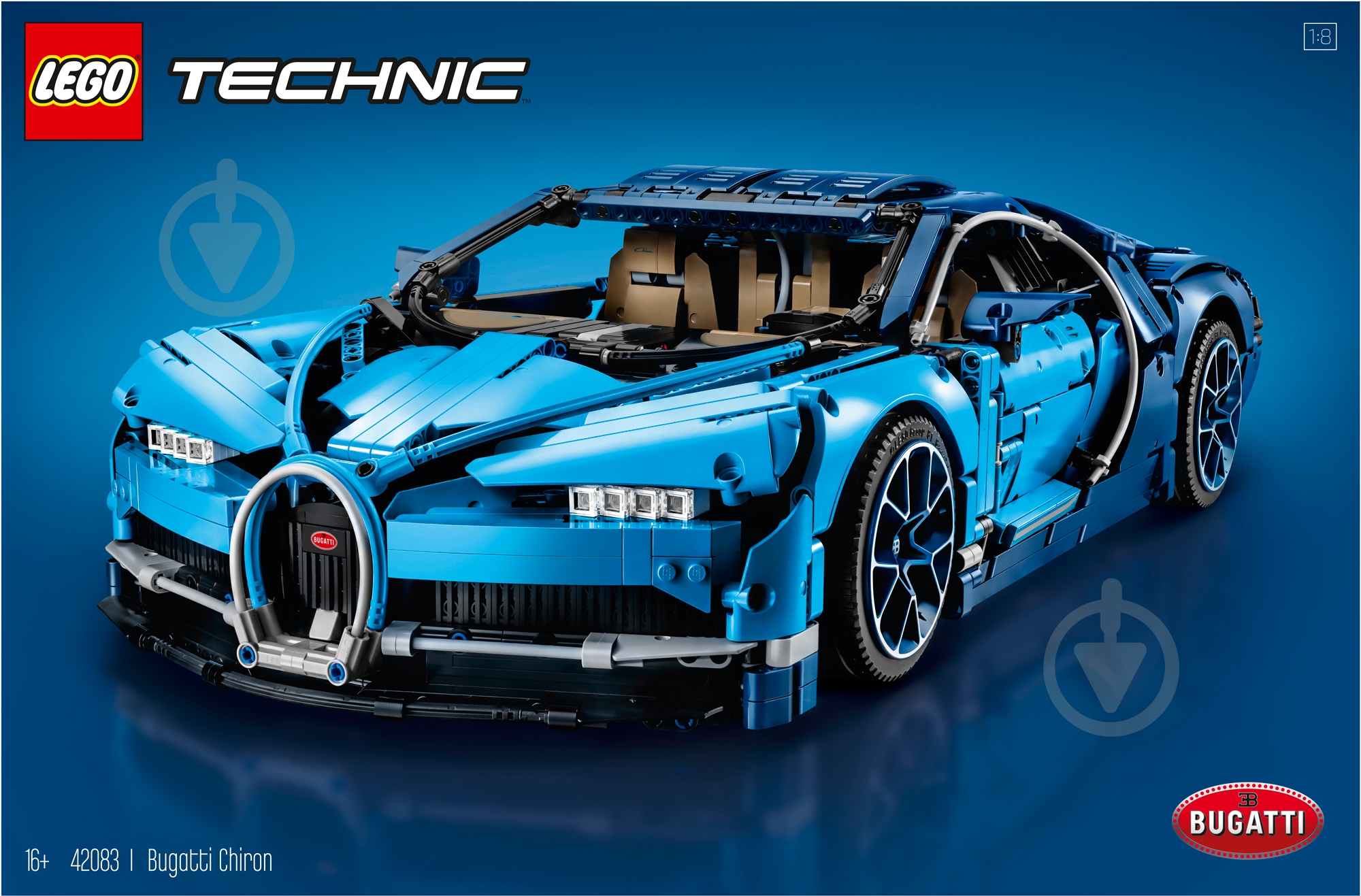Конструктор LEGO Technic Автомобиль Bugatti Chiron 42083 - фото 124 Конструктор LEGO Technic Автомобиль Bugatti Chiron 42083 - фото 124
