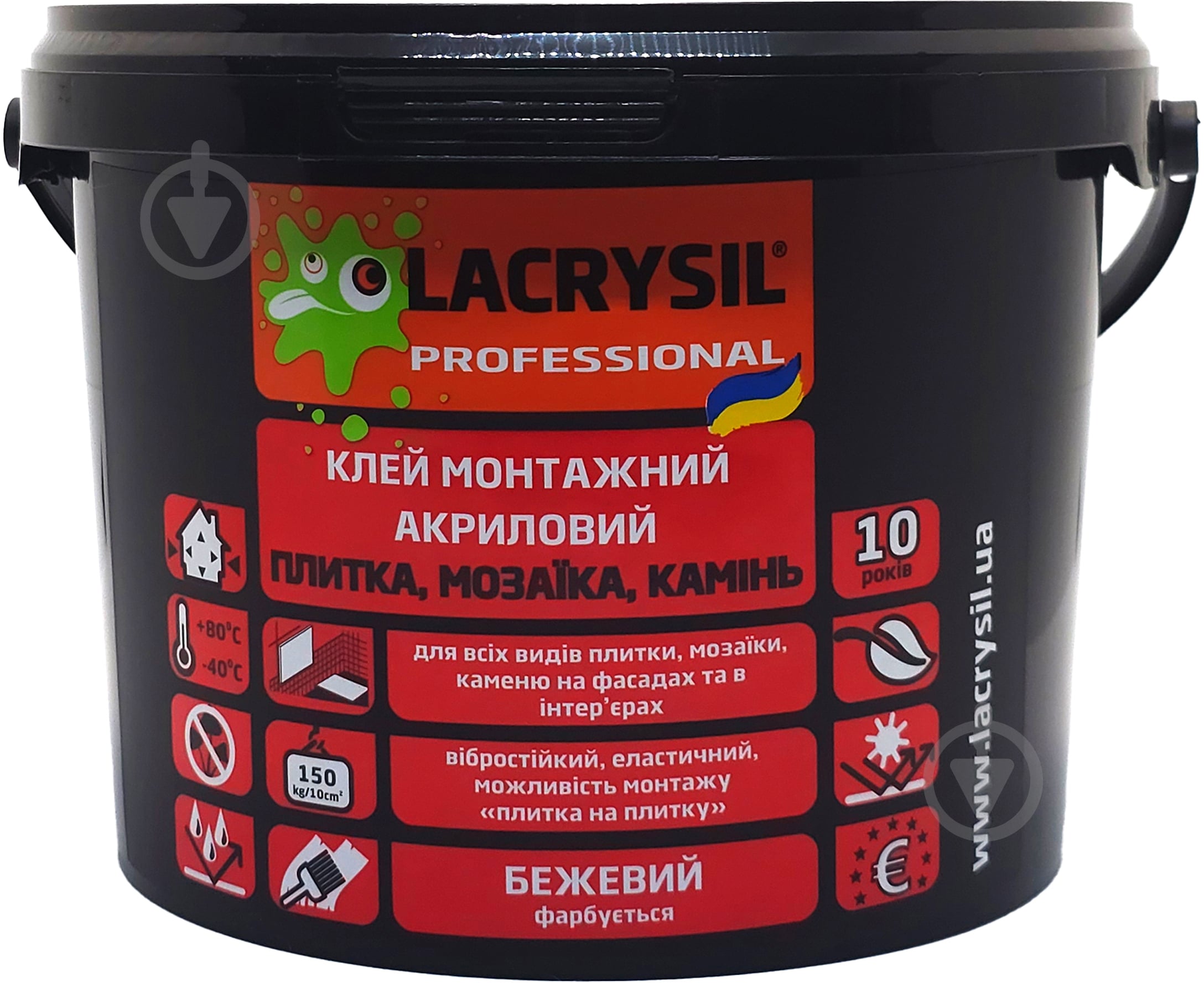 Клей для плитки та мозаїки Lacrysil монтажний акриловий 3 кг - фото 2