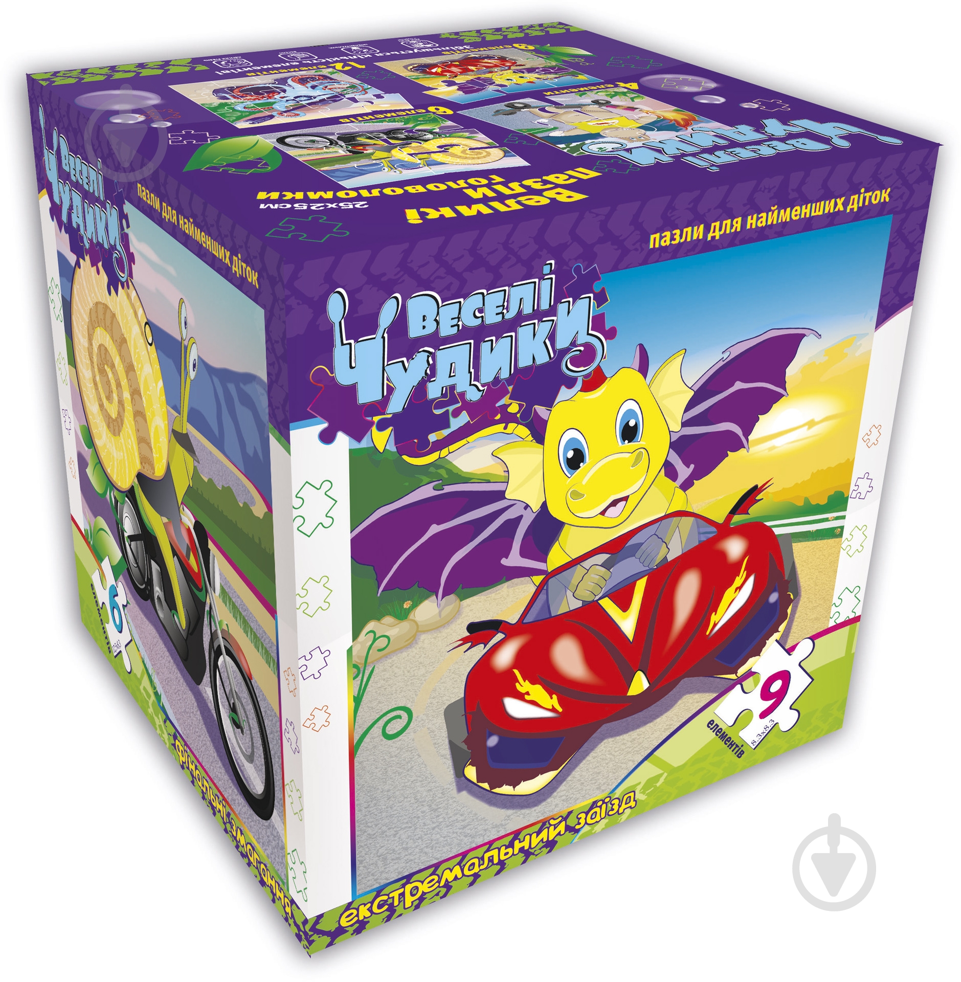 Пазл Strateg Веселые чудики - фото 1