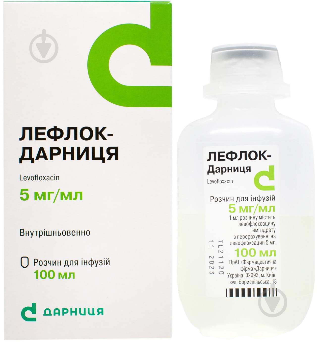 Лефлок-Дарница раствор 5 мг/мл 100 мл - фото 1