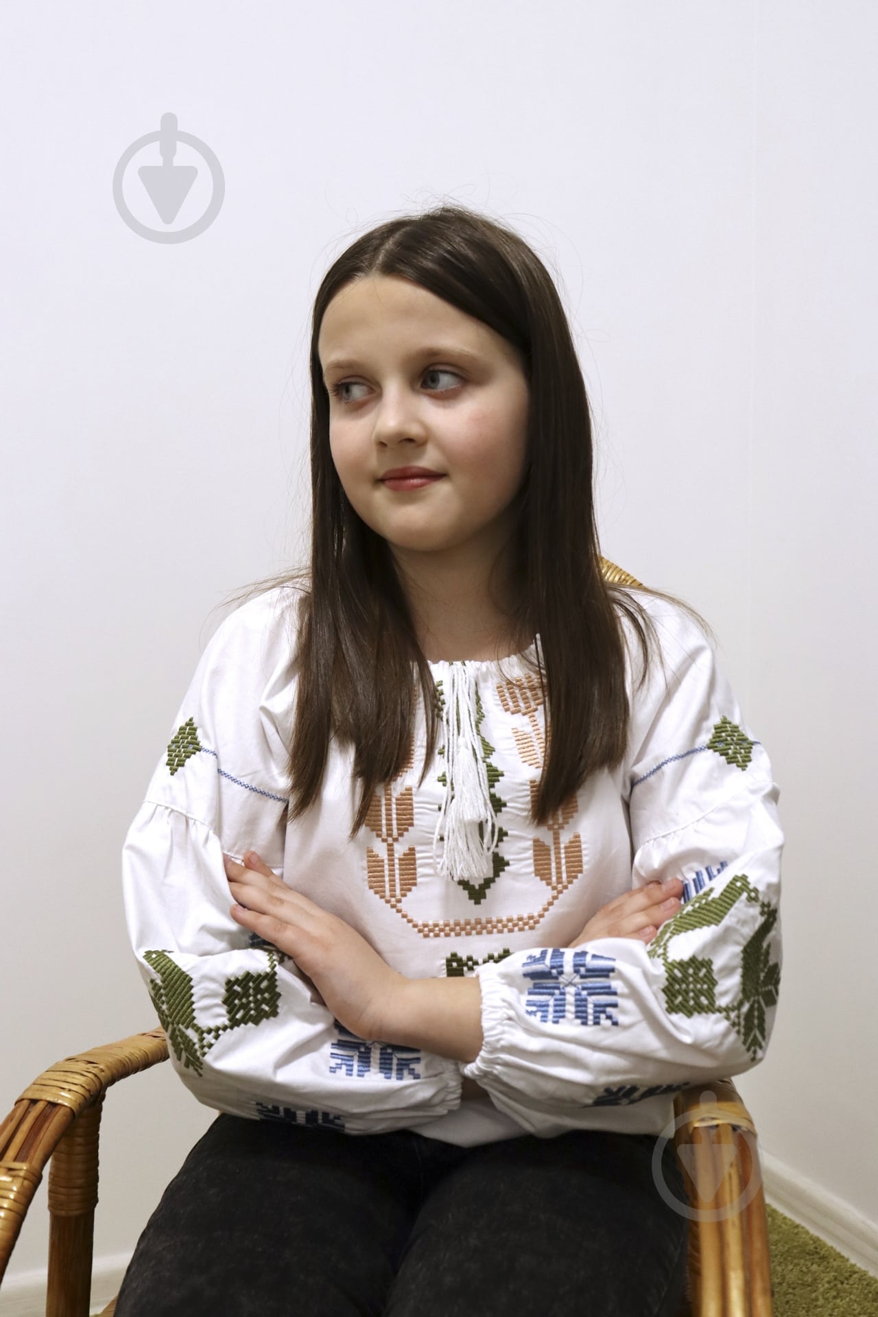 Вишиванка Piccolo Пшениця р.146 білий 420193 - фото 2