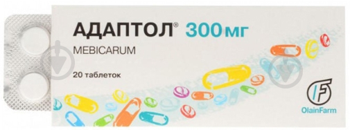 Адаптол №20 (10х2) капсулы 300 мг - фото 1 Адаптол №20 (10х2) капсулы 300 мг - фото 1