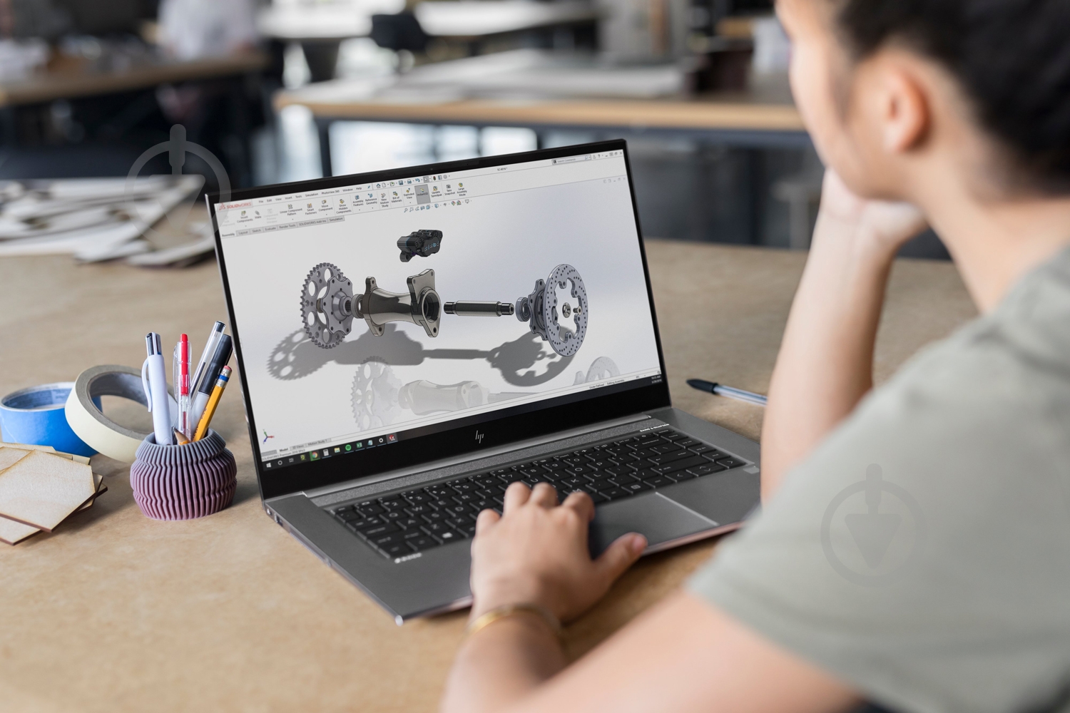 Ноутбук HP ZBook Studio G8 15,6" (4F8K7EA) silver - фото 19