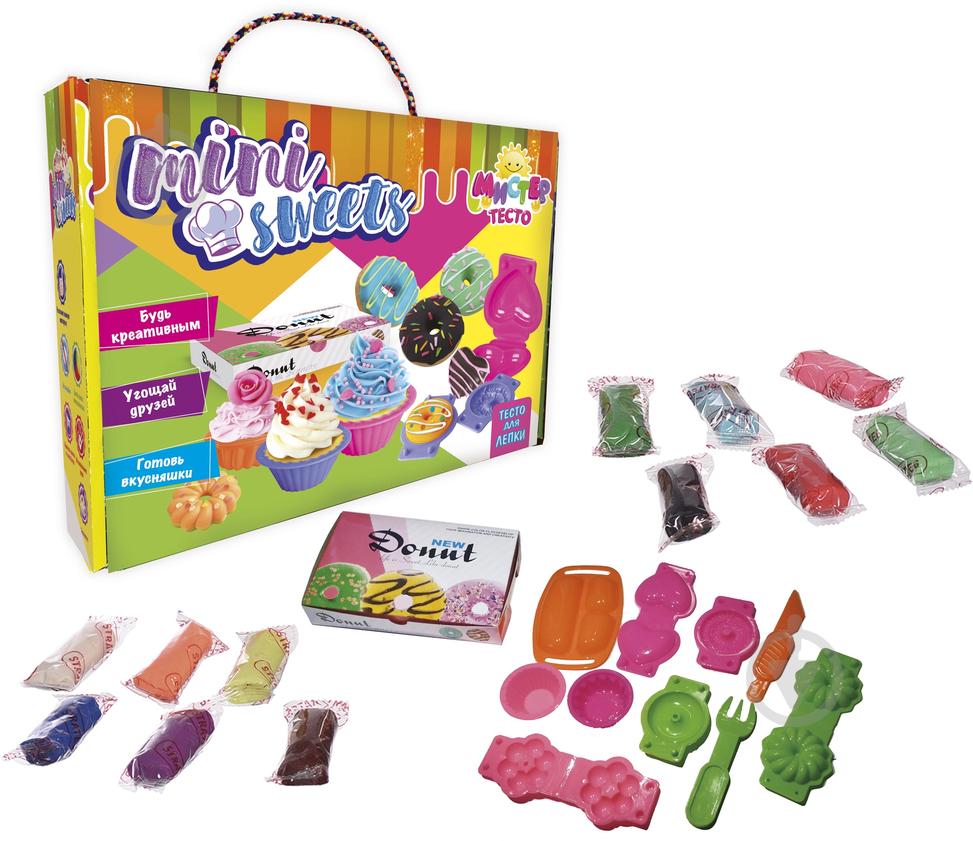 Набор для лепки Strateg Мистер тесто - mini sweets - фото 2