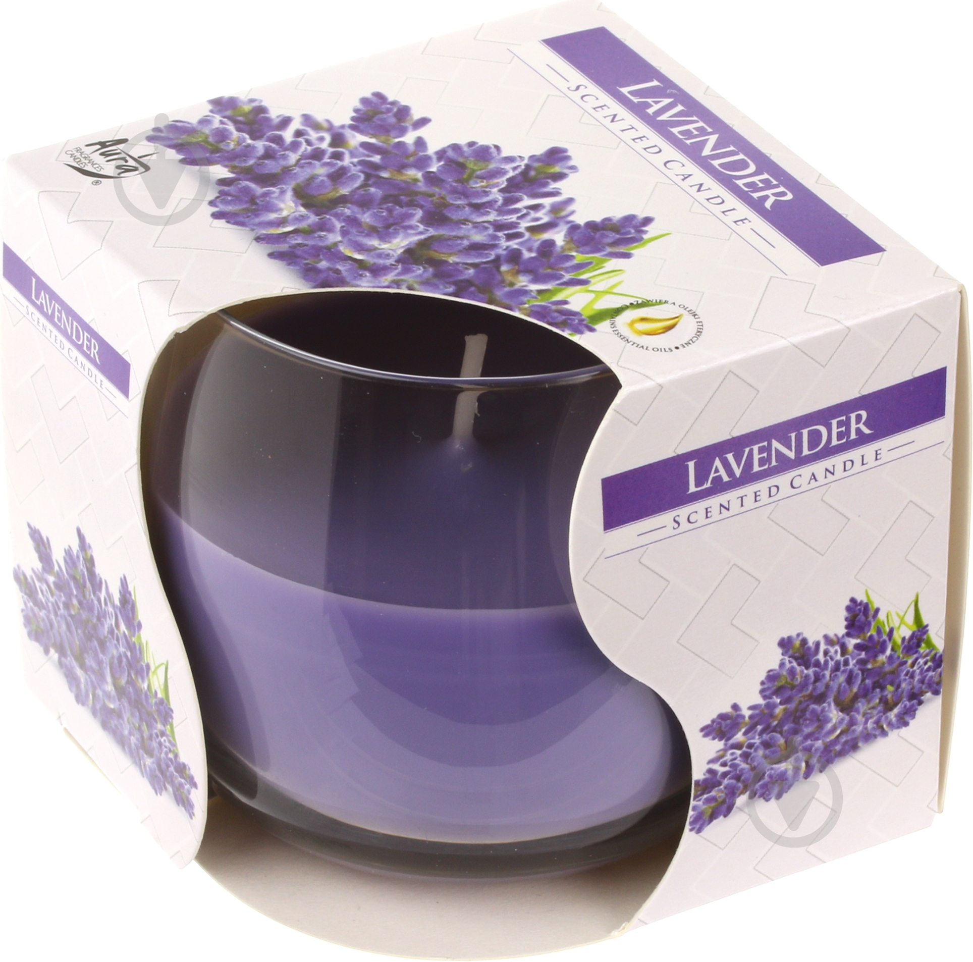 Свеча ароматическая Bispol в стакане Лаванда sn71/79 - фото 3 Свеча ароматическая Bispol в стакане Лаванда sn71/79 - фото 3