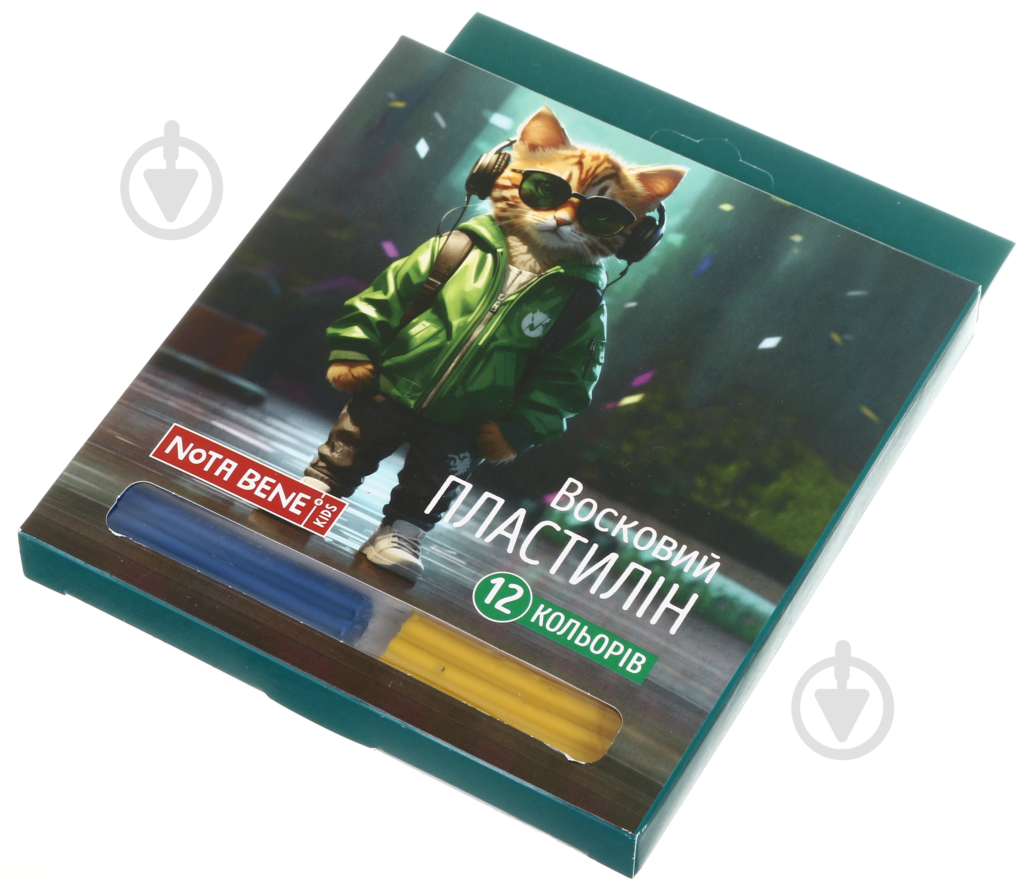 Пластилин восковый 12х12 г Cats_2 Nota Bene - фото 1