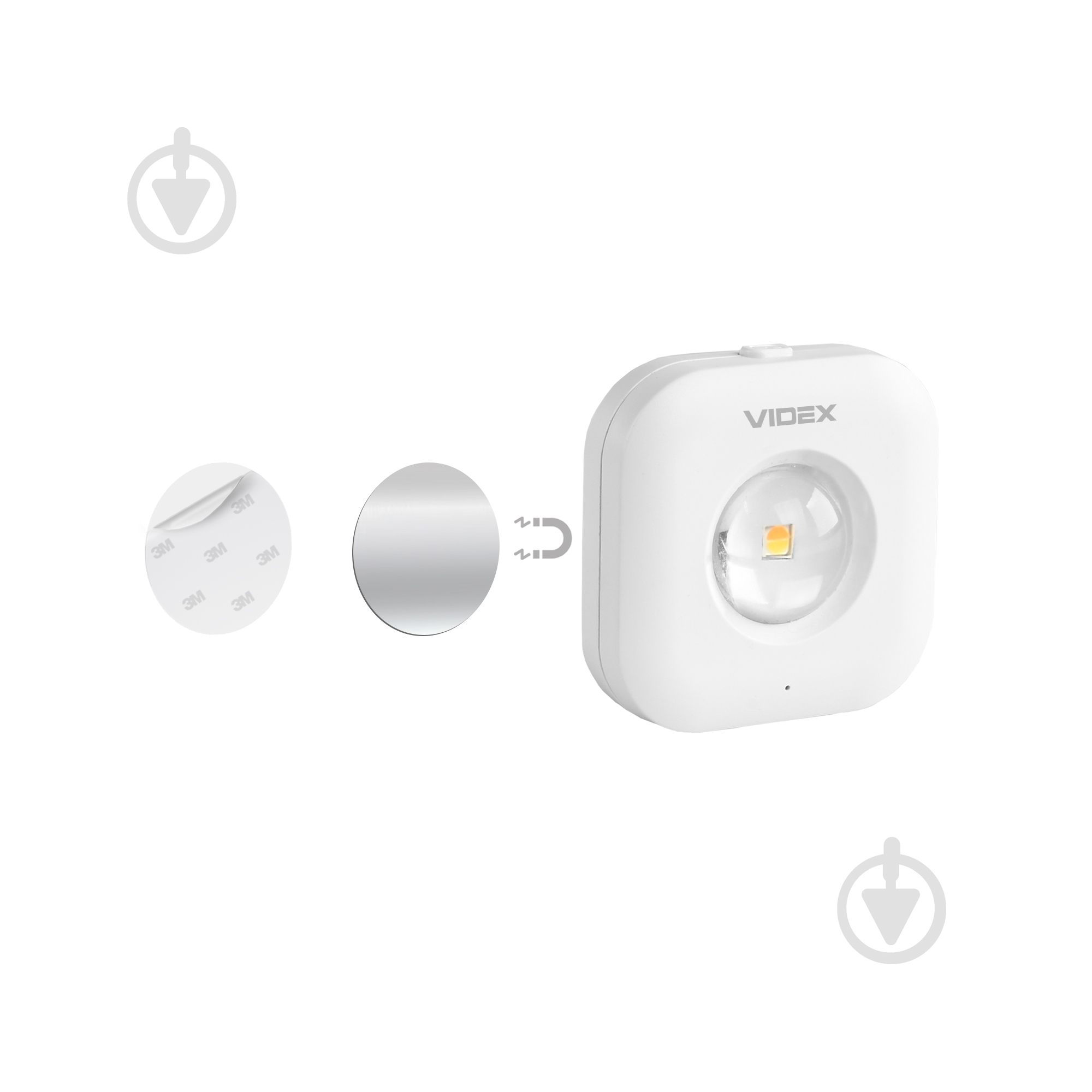 Світильник-нічник LED Videx VL-NL075-21 35Lm 3000K-6500K 2 шт. білий 28224 - фото 9