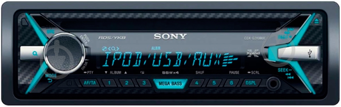 Автомагнитола Sony CDX-G3100UE - фото 1 Автомагнитола Sony CDX-G3100UE - фото 1