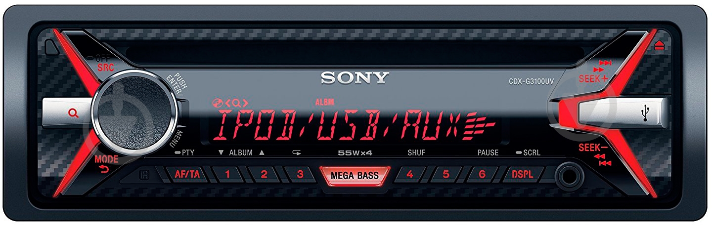 Автомагнитола Sony CDX-G3100UE - фото 2 Автомагнитола Sony CDX-G3100UE - фото 2