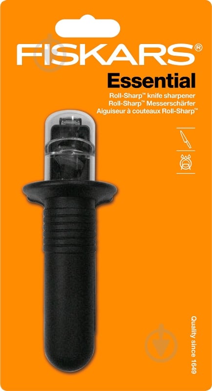 Точило для ножів Fiskars Essential Roll-Sharp - фото 2 Точило для ножів Fiskars Essential Roll-Sharp - фото 2