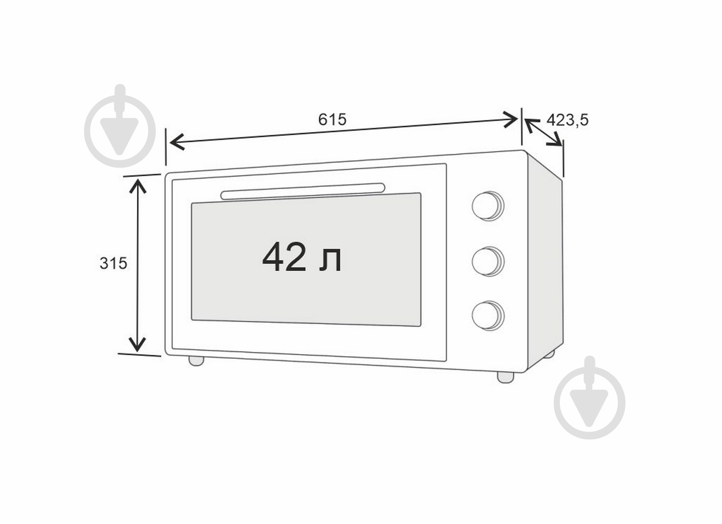 Электрическая печь Jantar TMT 4203 WH - фото 14 Электрическая печь Jantar TMT 4203 WH - фото 14
