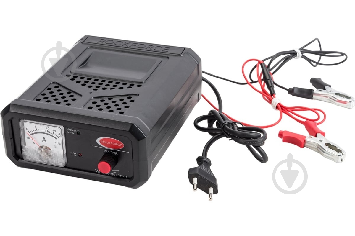 Зарядное устройство ROCKFORCE 18 А 190 А/год (RF-PW325) - фото 1 Зарядное устройство ROCKFORCE 18 А 190 А/год (RF-PW325) - фото 1