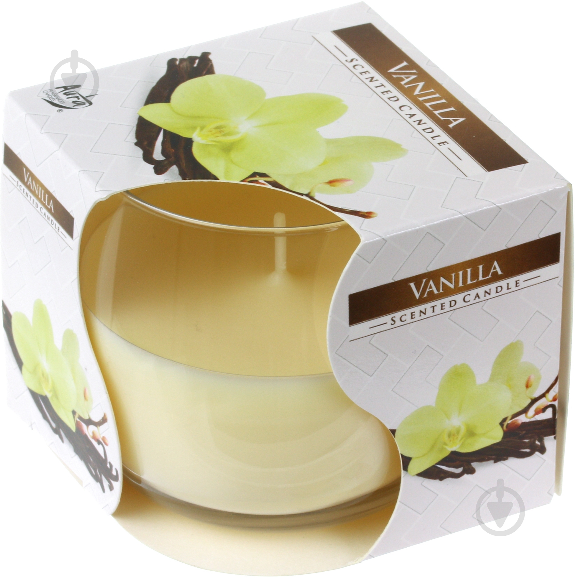 Свічка ароматична Bispol у склянці Ваніль sn71/67 - фото 3