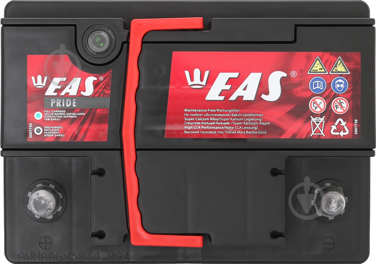 Аккумулятор автомобильный EAS Pride L2 60Ah 510A 12V «+» слева (116944) - фото 2 Аккумулятор автомобильный EAS Pride L2 60Ah 510A 12V «+» слева (116944) - фото 2