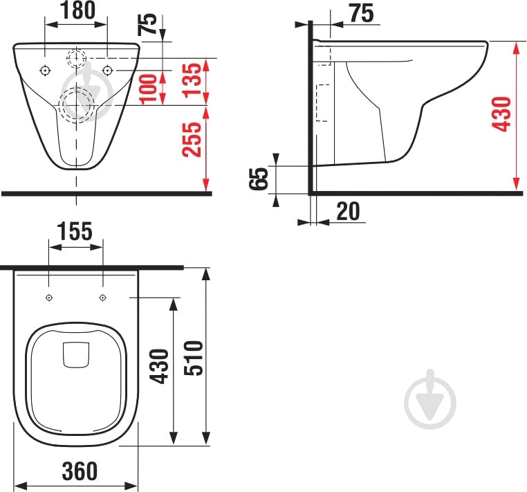 Унитаз подвесной Jika Deep Rimless - фото 2 Унитаз подвесной Jika Deep Rimless - фото 2