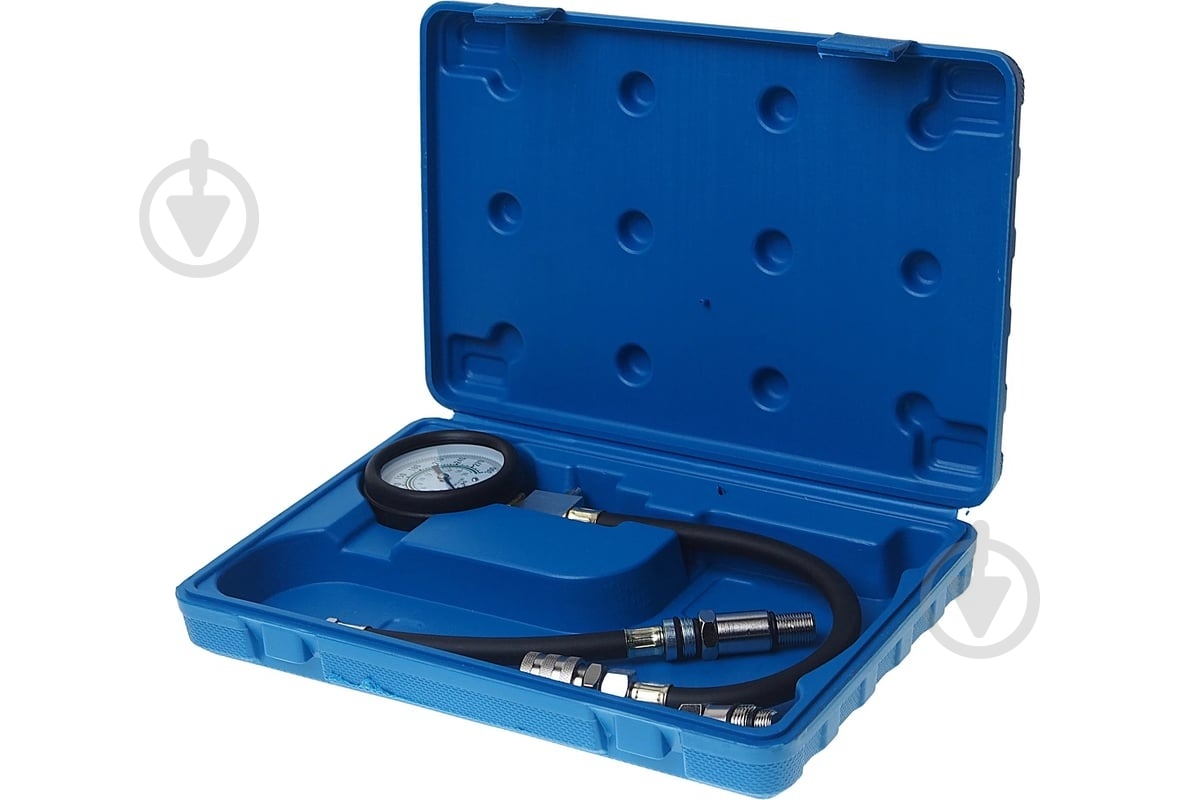 Компресометр ROCKFORCE для бензинових двигунів (0-21bar) 4 пр. у кейсі RF-907G09 (RF-4011254) - фото 1 Компресометр ROCKFORCE для бензинових двигунів (0-21bar) 4 пр. у кейсі RF-907G09 (RF-4011254) - фото 1