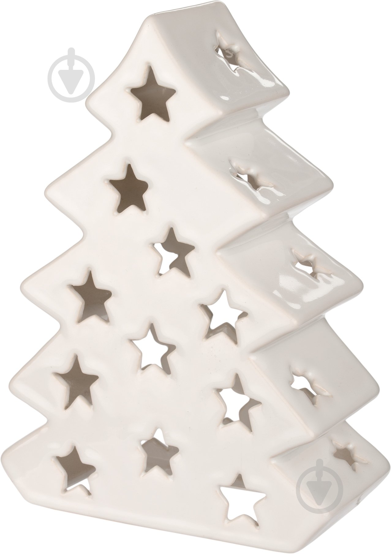 Подсвечник Елка 1402 белый Eterna - фото 1