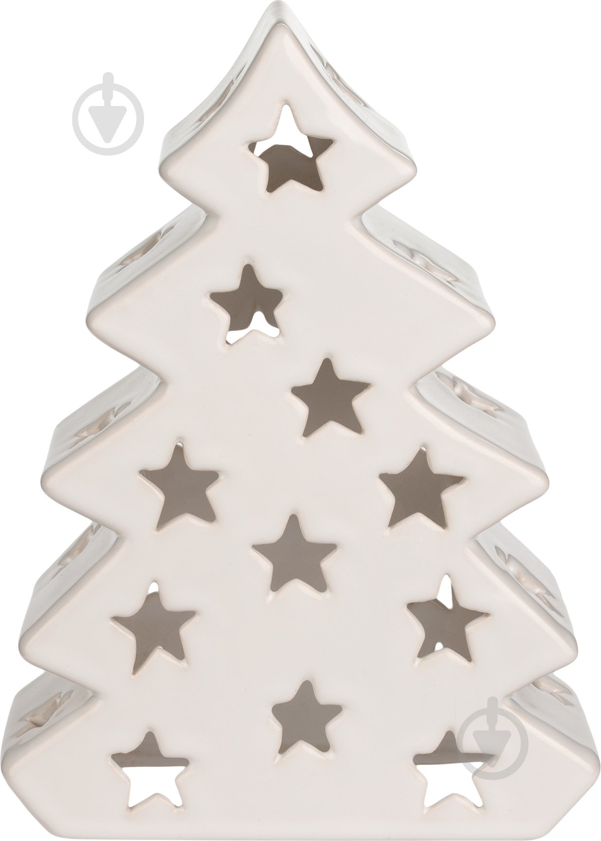 Подсвечник Елка 1402 белый Eterna - фото 2