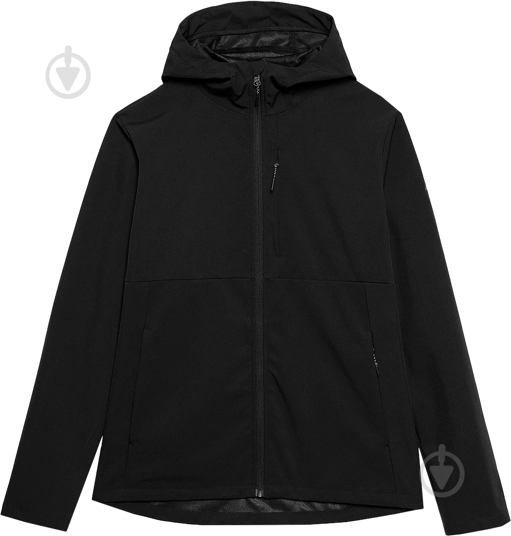 Куртка 4F SOFTSHELL JACKET 4FSS23TSOFM140-20S р.S черная - фото 1