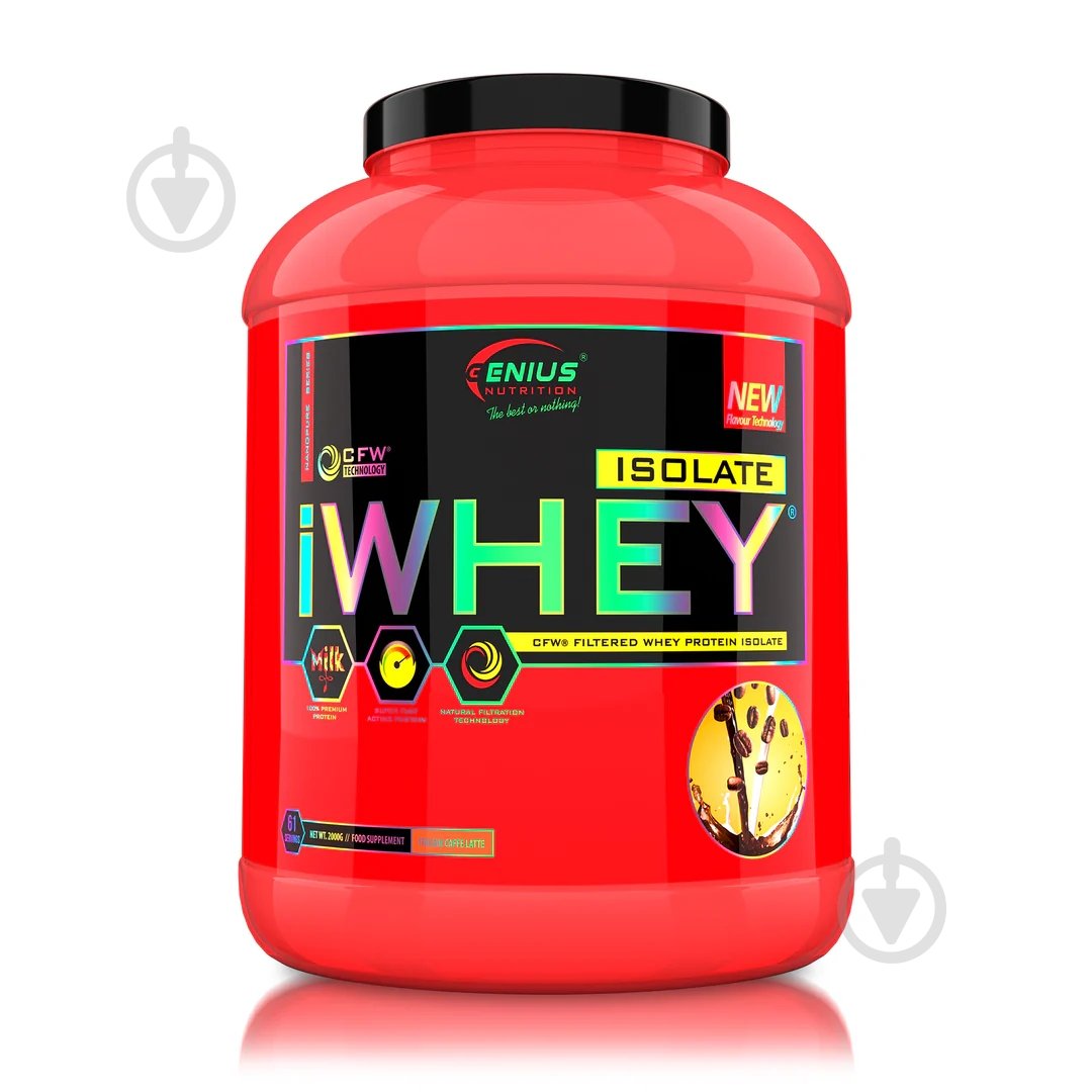 Протеин Genius Nutrition iWhey isolate 2000 г - фото 1 Протеин Genius Nutrition iWhey isolate 2000 г - фото 1