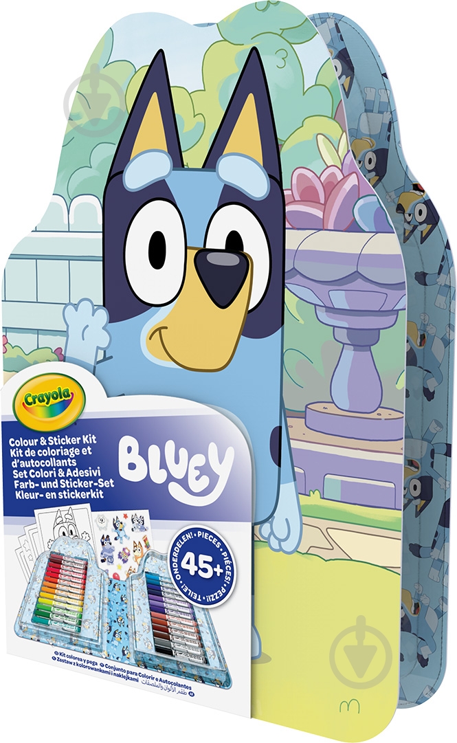 Набір для малювання Crayola "Bluey" з фломастерами та розмальовками 04-0784 - фото 2