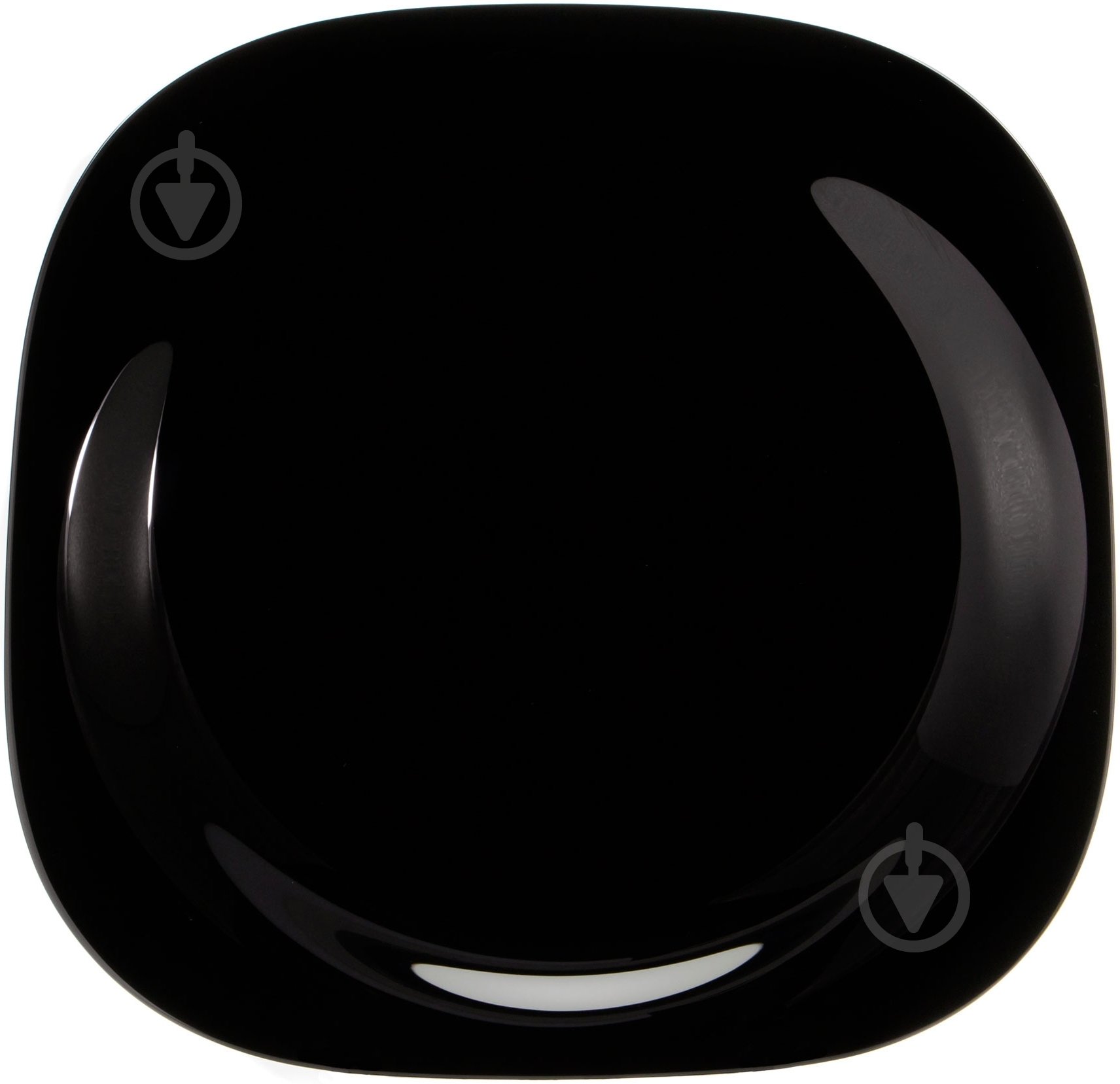 Тарілка обідня Luminarc Carine Black 25 см D2373 - фото 1